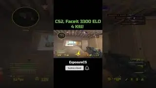 CS2, Faceit 3300 ELO, 4 Kill! 