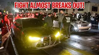 Hellcat vs M3 $20,000 Pot! *MAJOR DRAMA*