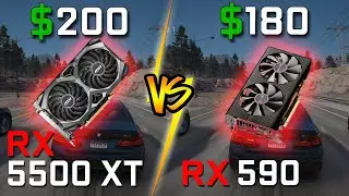 Radeon RX 5500 XT 8GB vs Radeon RX 590 8GB | 1080p Benchmarks Comparisons
