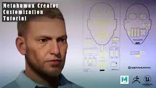 Customized metahuman edited in Zbrush and Maya working in Unreal (Promo video)