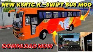 ⭕️New Ksrtc K-Swift Bus mod ||Free💯||Download Now🔥||#bussimulatorindonesia ||Thamburan Official ||