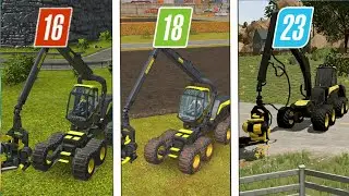 Fs16 vs Fs18 vs Fs23 | Forestry | Timelapse |