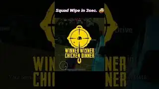 Squad wipe in less then 3sec  #pubgmobile  #shorts