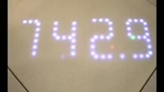 Краткий обзор. Большие плавные часы Arduino & WS2812 flowing clock