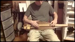 Electric Dulcimer Built from Heirloom Cypress