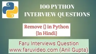 Remove() function In Python