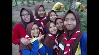 Adek Pramuka Berjilbab Coklat 