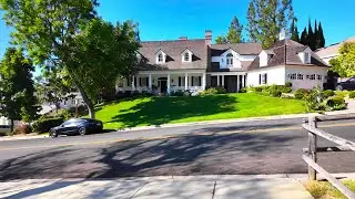 Walking a Suburban Orange County Neighborhood, California