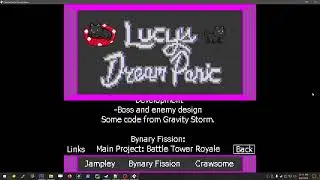Lucy's Dream Panic! - Full Playthrough. GMS2 Dreams and Nightmares Game Jam 2024