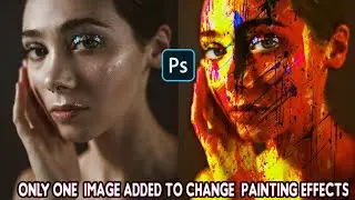 how to add a creative texture add in painting effects|in photoshop|##dreamphotoshop##|##painting ##