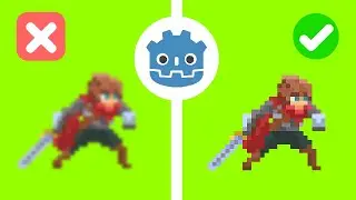 Say Goodbye to Blurry Images in Godot – Here's How! |  Fix Pixel Issues in Godot 2D Games