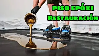 Aplicación de Resina en piso (Restauración)