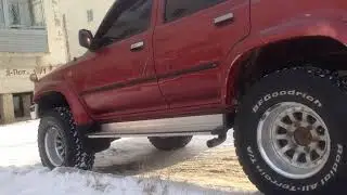 Холодный запуск HIlux Surf с нерабочими свечами накала