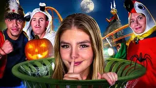 GIANT HIDE AND SEEK IN A HAUNTED PARK ft Grandingo, Lapanny & Giuseppe