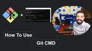 How to use command line {Git CMD} with upload project on github