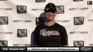 2026 Elizabeth Allan 3.8 GPA - Athletic Outfielder Softball Recruiting Video - Choppers
