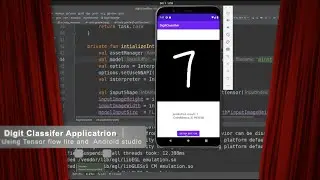 Tensor Flow lite model  Digital Classifier in Android studio tutorial