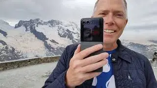 Brand new Moto razr 2024!!!! from the Swiss Alps.  :)