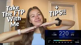 TAKE THE PELOTON CYCLING FTP TEST WITH ME + TIPS || POWER ZONE TRAINING