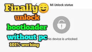 How to unlock bootloader | bootloader unlock