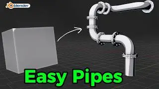 How To Make Pipes In Blender