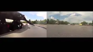 Multi-Cam view of a minor autocross mishap ...