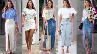 🟢OUFITS  FALDAS 𝗘𝗟𝗘𝗚𝗔𝗡𝗧𝗘S y 𝗖𝗔𝗦𝗨𝗔𝗟 𝗠𝗜𝗫 𝗗𝗘 DISEÑOS PARA TODA OCASIÓN ESPECIAL MODA 𝟮𝟬𝟮𝟰😍