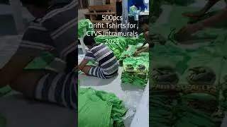 500pcs drifit tshirt for CTVS Intramurals 2023