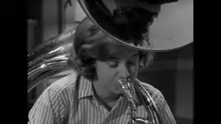 Patty Duke Playing the Sousaphone