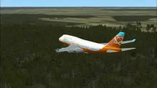 Fsx ILS landing on arlanda with a 747