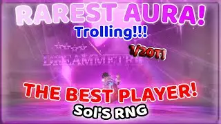 HE HAS A 1 IN 20 TRILLION AURA, THE RAREST AURA AND I TROLLED WITH IT! | Sol's RNG