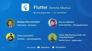 Flutter Remote Meetup - Jan 2022