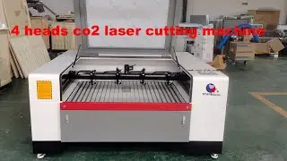 STARMA cnc 4 head 150W co2 laser cutting machine 1390 1610 1810 for hot sale