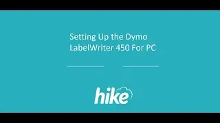 Setting Up the Dymo LabelWriter 450 For PC