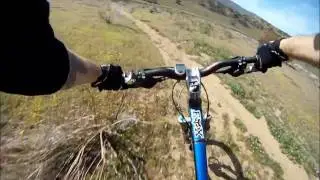 Riding a Giant Trance X3 on Palmdale Singletrack