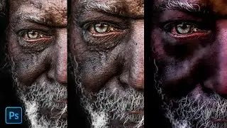 Black face retuching and camare raw filters editing  Photoshop tutorial #faceRetuching #camera 03