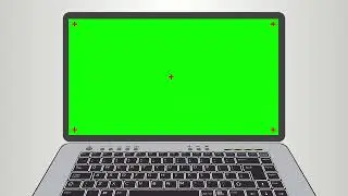 3D mockup laptop with tracking makers green screen footage | 4K footages | GreenScreen Vfx