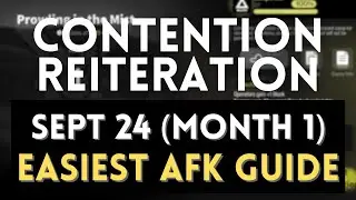 Sep 2024 CR Monthly Quest No Tech No Base Easiest AFK Guide | RA 2  【Arknights】