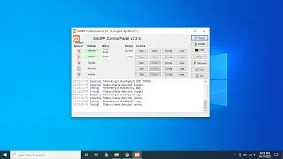 Xampp Control Panel Start Manually and Setup Auto Start - LOGERP