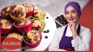 كب كيك رخامي | مطبخ منال العالم حلويات