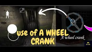 How to use A WHEEL CRANK in granny (chapter 1)  #gaming #gameplay #granny