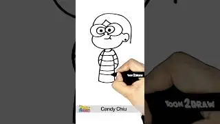 Drawing candy chiu gravity falls #shorts #youtubeshorts
