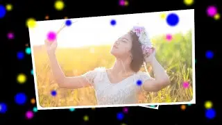 Template 3D Falling Photo Slide II / Sony Vegas