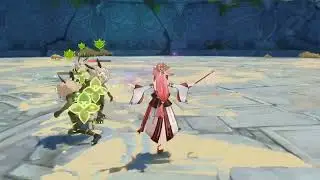 NAHIDA Elemental Skill Showcase with YAE MIKO - GENSHIN IMPACT 3.2 LEAKS