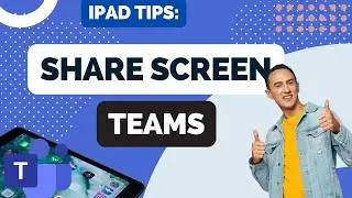 How to Share Screen Microsoft Teams for iPad
