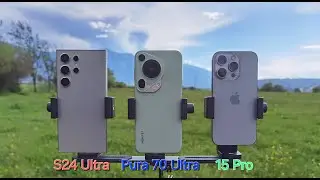 Huawei Pura 70 Ultra vs S24 Ultra vs iPhone 15 Pro - Camera Battle!