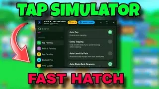 [🗿] TAP SIMULATOR SCRIPT |🥚 FAST EGG HATCH & FAST AUTO TAP | SUPER OP ROBLOX 2026 | EZ SECRETS ☄️