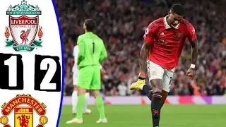 Man united vs Liverpool highlights + Goals ( 1- 2)