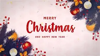 Merry Christmas Slideshow Opener | After Effects Project| AE free templates