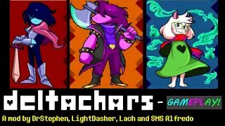 Kris, Susie & Ralsei in Sonic Robo Blast 2?! - DeltaChars Addon Gameplay!